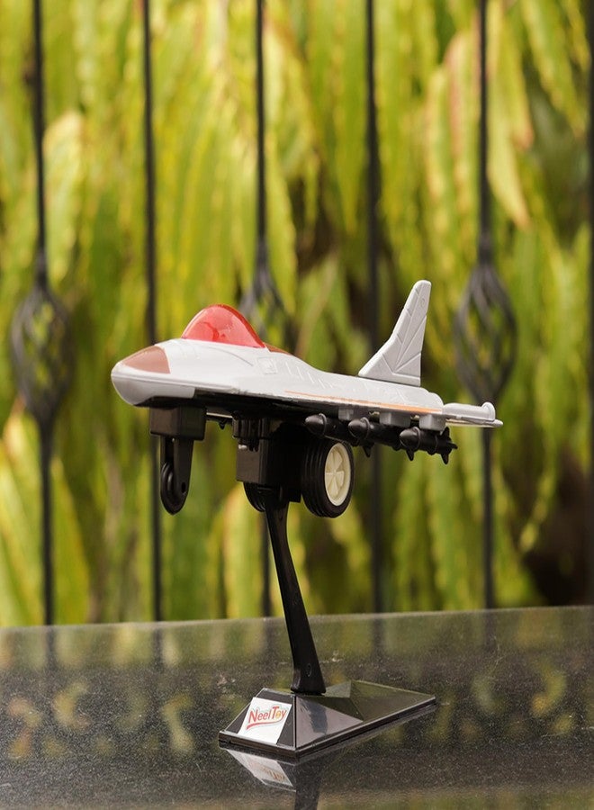 YUIOP - F16 Plane - Army Fighter Plane - Friction Powered Pull Back Toy Plane - Realistic Design - Vibrant Colors - Image 5